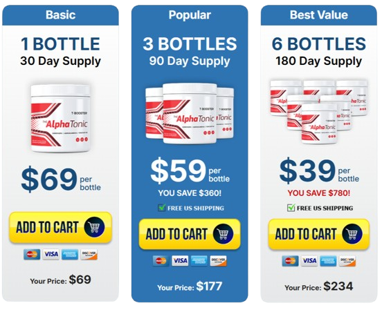 Alpha Tonic price