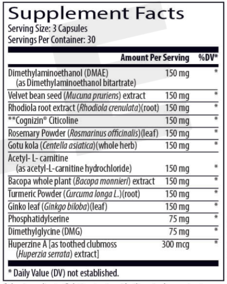 Brain C-13 supplement facts