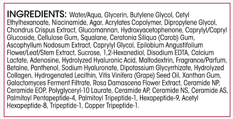 Hydralyft Face Mask Supplement