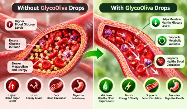 GlycoOliva Drops benefits